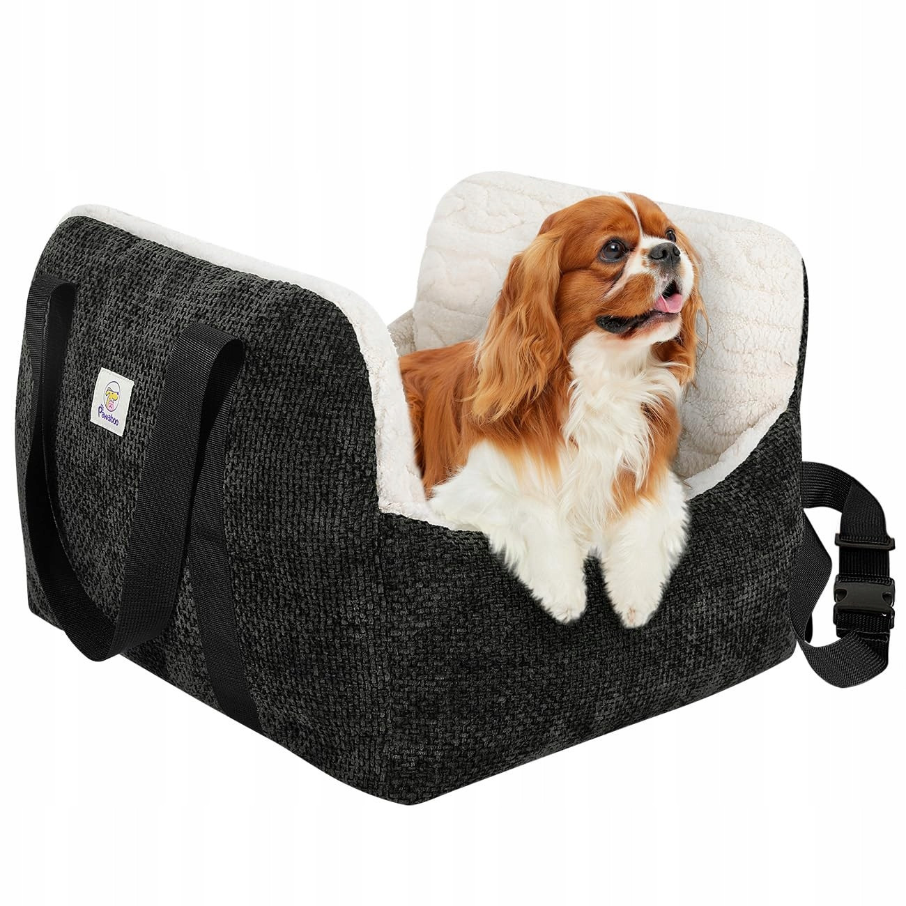 Pawaboo Autosedačka pro psy Booster pro malé psy Černá