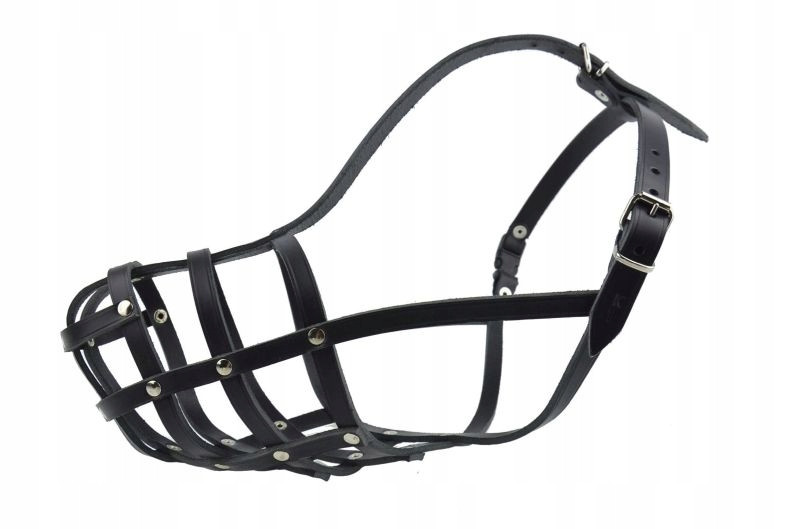 Kožený náhubek pro psa Champion Kavkaz K1