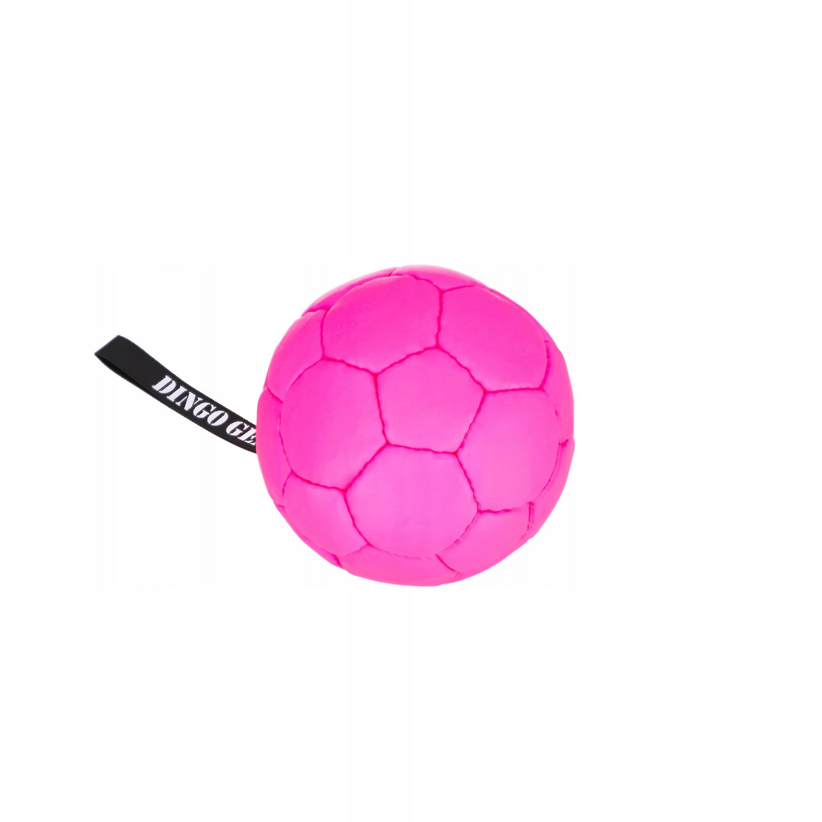 Dingo Gear Míček s rukojetí, vyplněný, růžový, průměr 18 cm