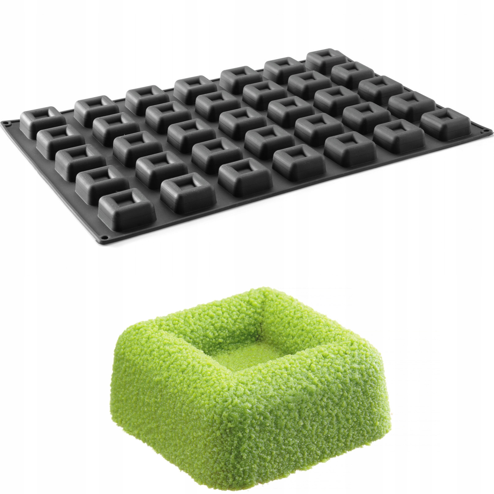 Silikonová forma na pralinky a pečicí pěny 570 x 375 mm čtverec