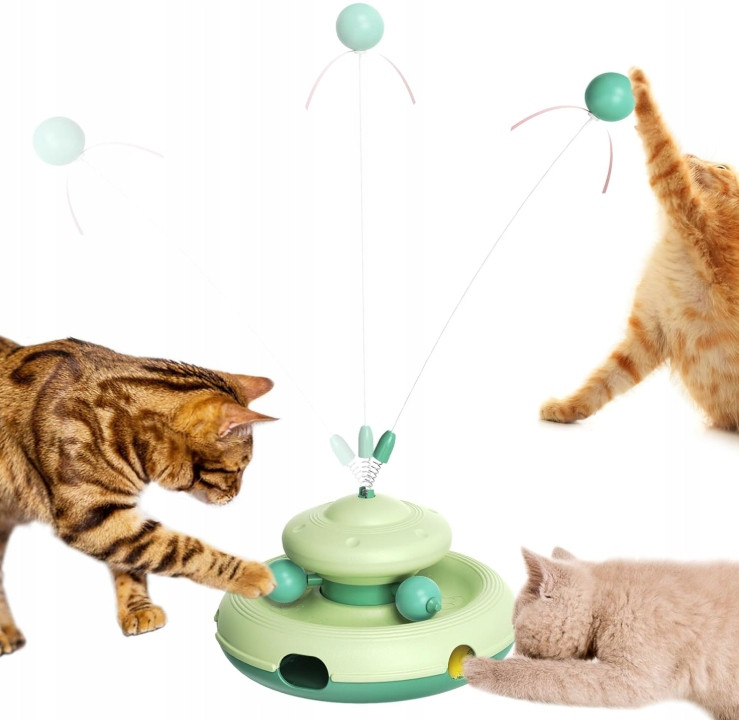 3-v-1 Interaktivní Hračka pro kočky