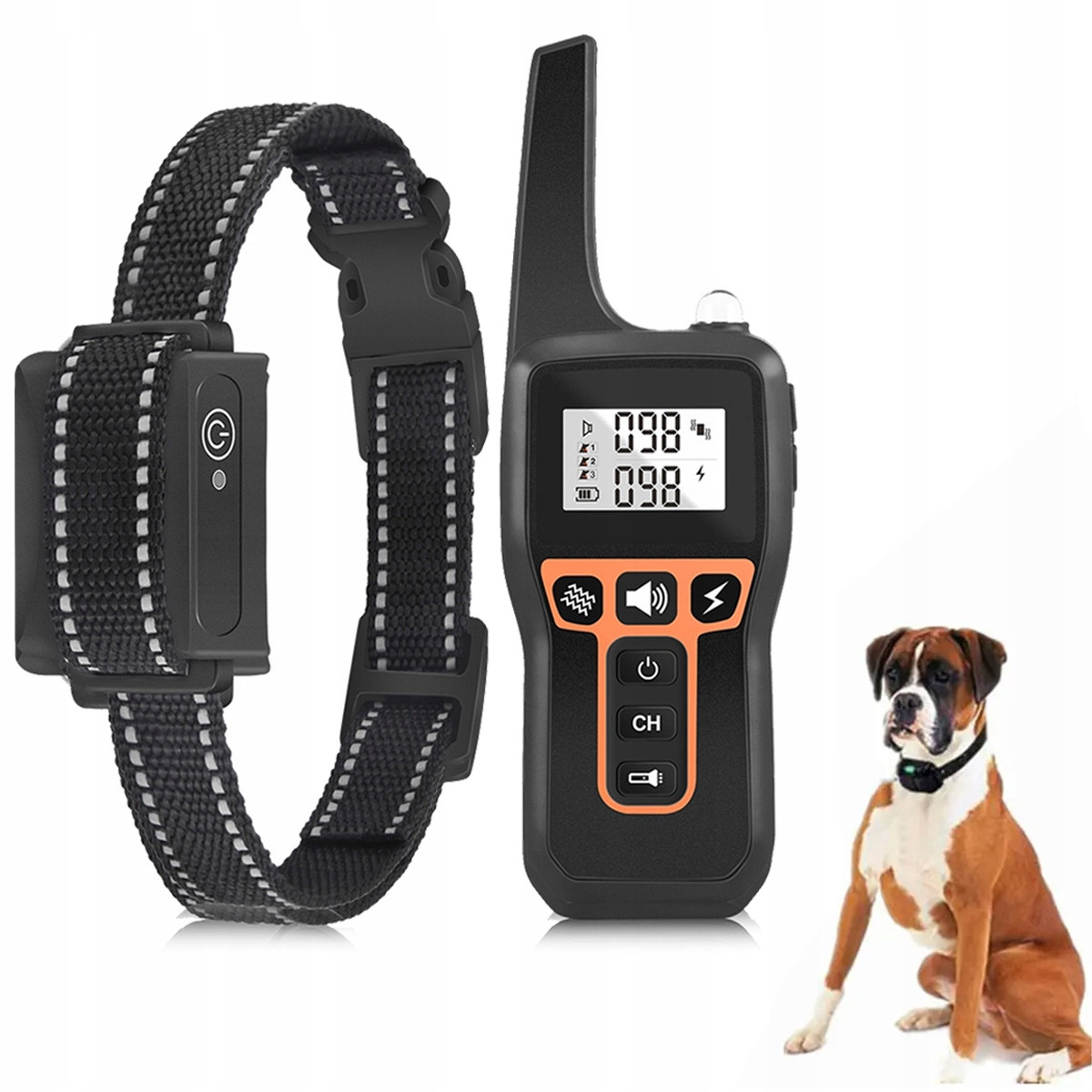 Elektrický Výcvikový Obojek Pro Psa Pro Trénink Výcviku, Účinný Dálkové Ovládání