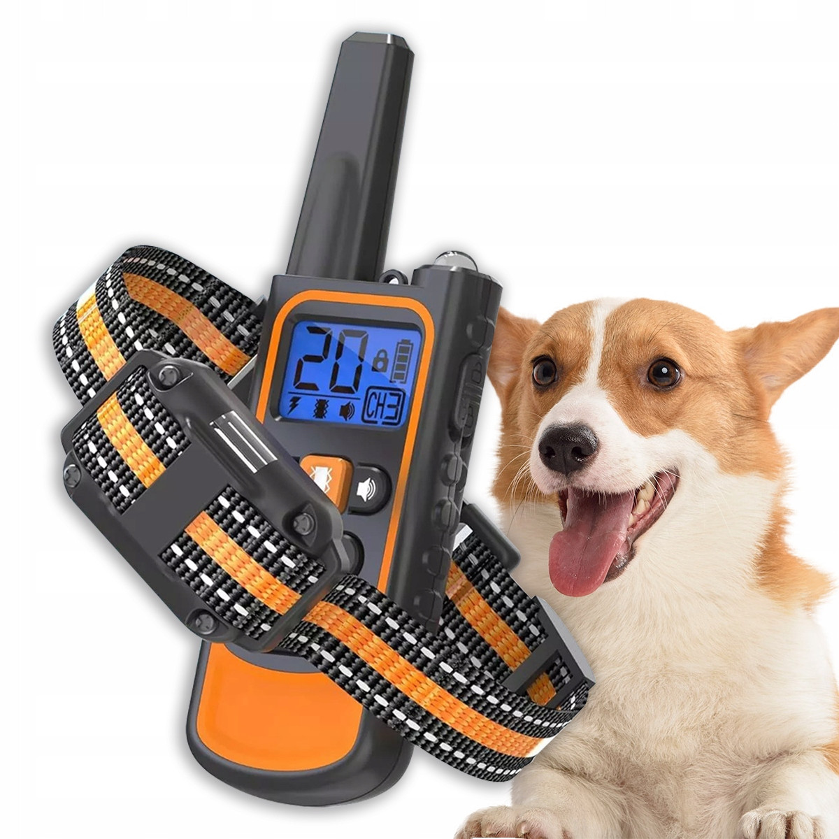 Elektrický Výcvikový Obojek Pro Psa Voděodolný 1000 M