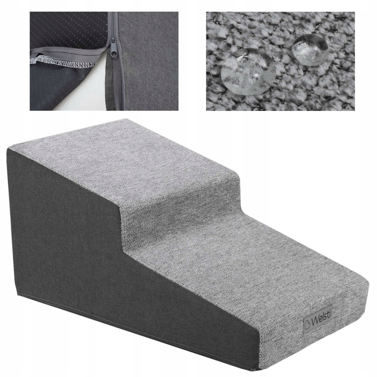 Schody pro psa, dlouhé schody a mírné schody Welsti 30 cm snadné nastupování