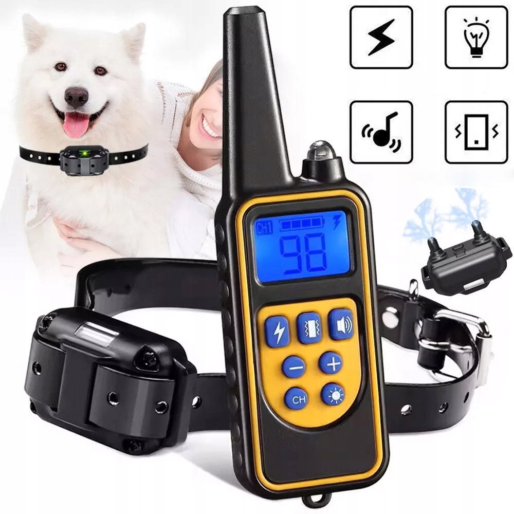 Elektrický Výcvikový Obojek Pro Psa, Výcvikový Obojek, 3 Režimy Dálkové Ovládání