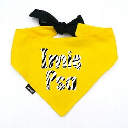 Personalizovaná zlatá Nákrčník se jménem psa Psiakrew Zebra M