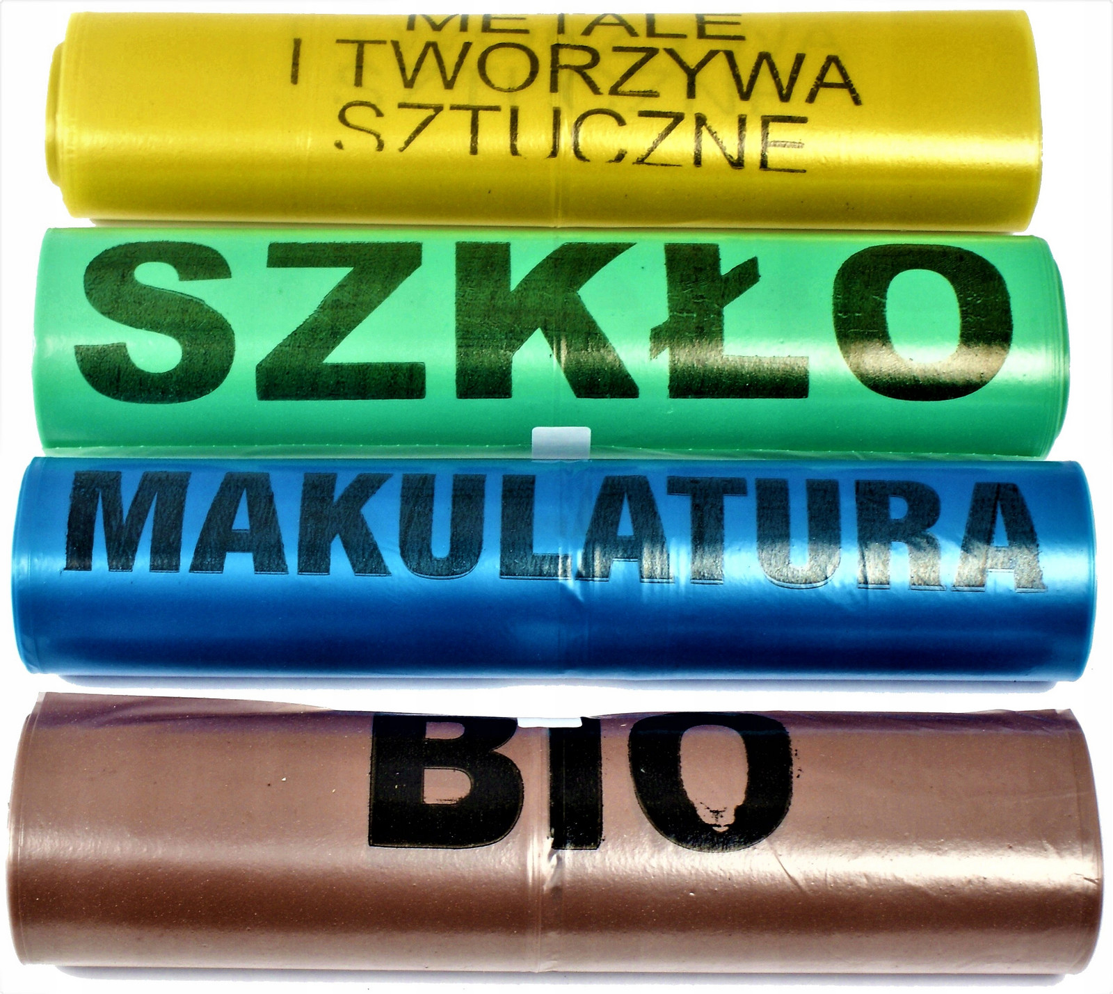 Pytle Na Odpadky Na Tříděný Odpad Sada 100 Ks 120L