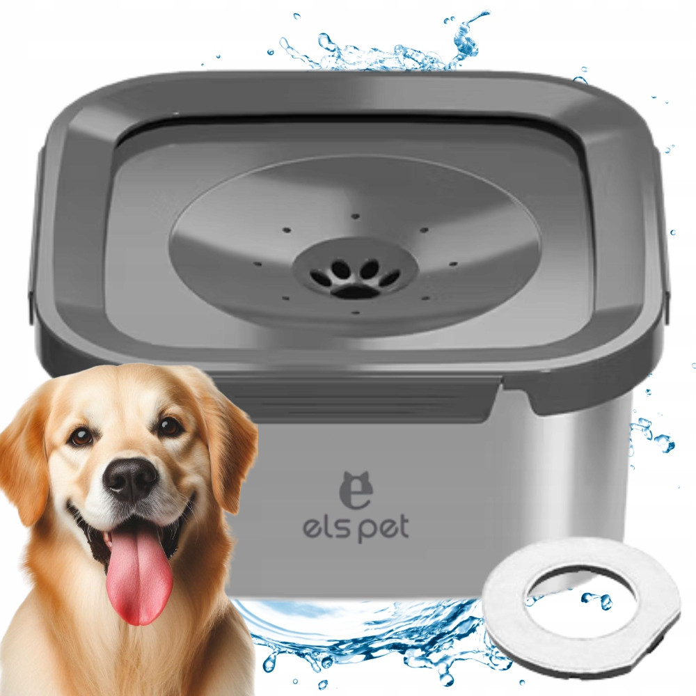 Protiskluzová Miska na vodu pro psa s filtrem Els Pet 4,5 l
