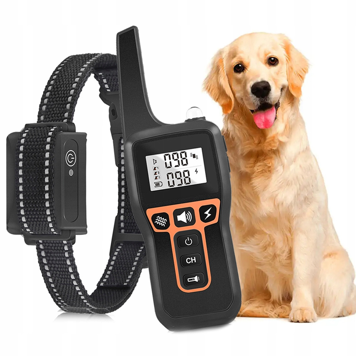Elektrický Výcvikový Obojek Pro Psa 1000 M, Dálkové Ovládání