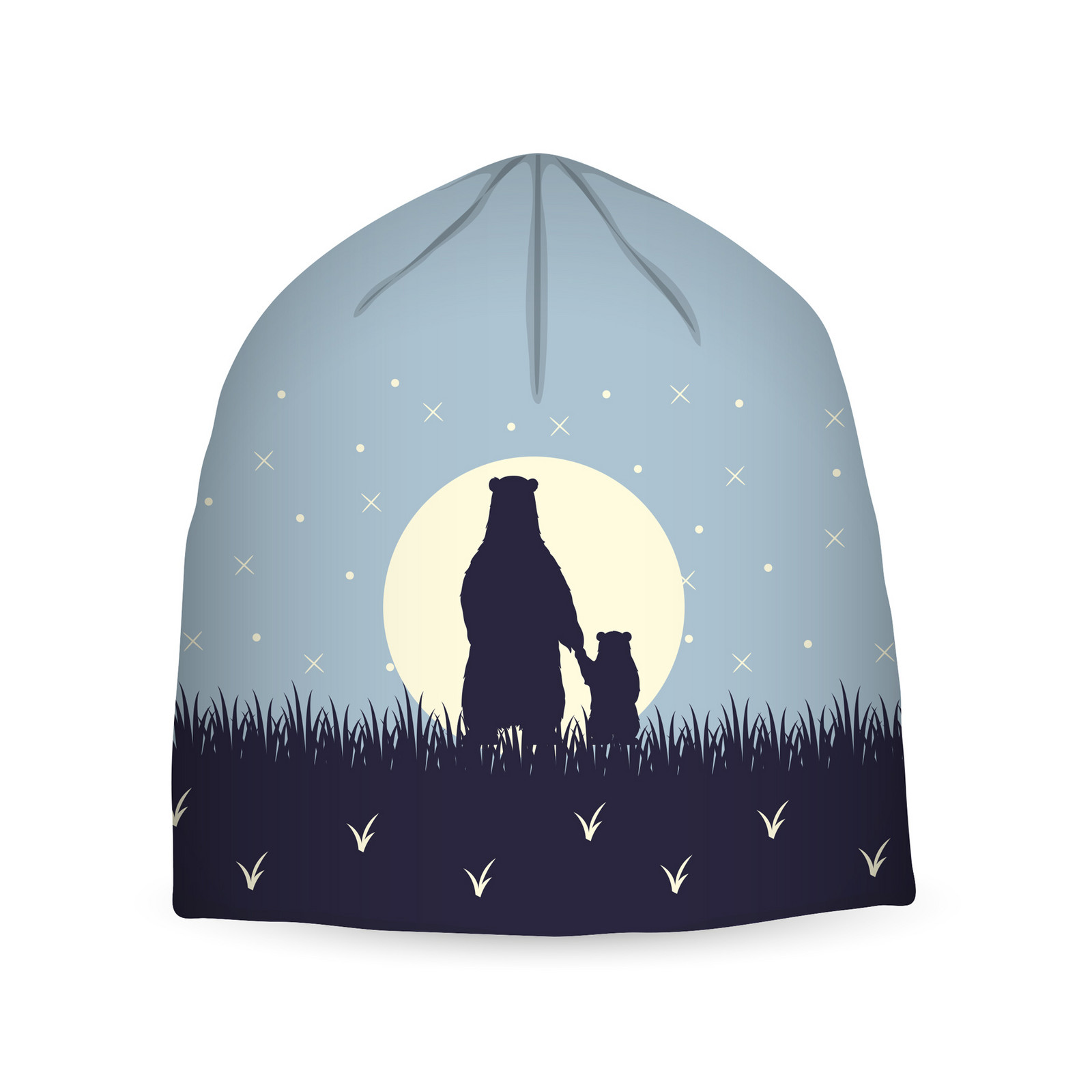 Čepice Máma medvědice tenká