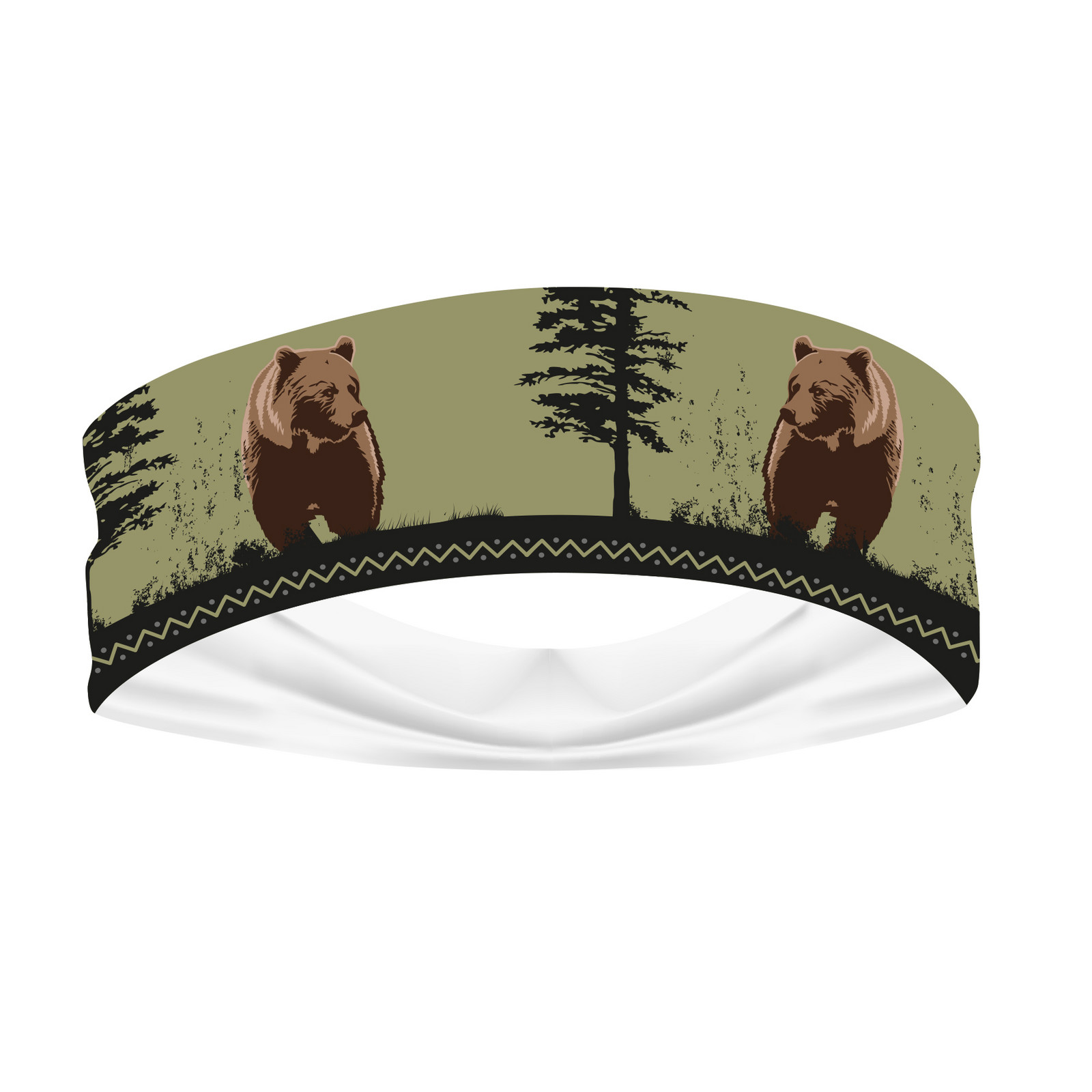 Čelenka Fusakle Medvěd tatranský zelená