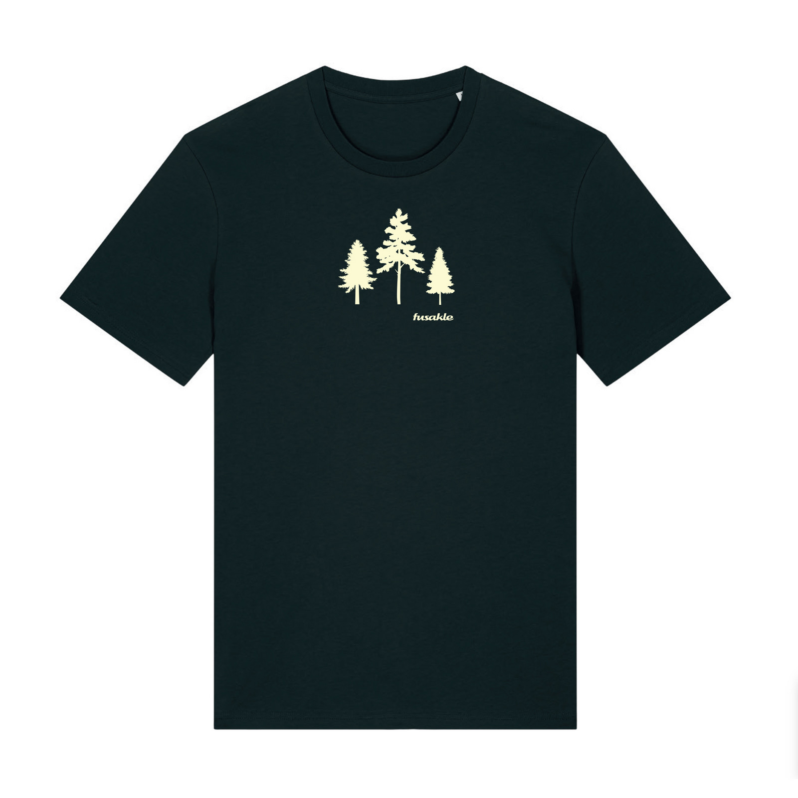 Tričko Stromy černé