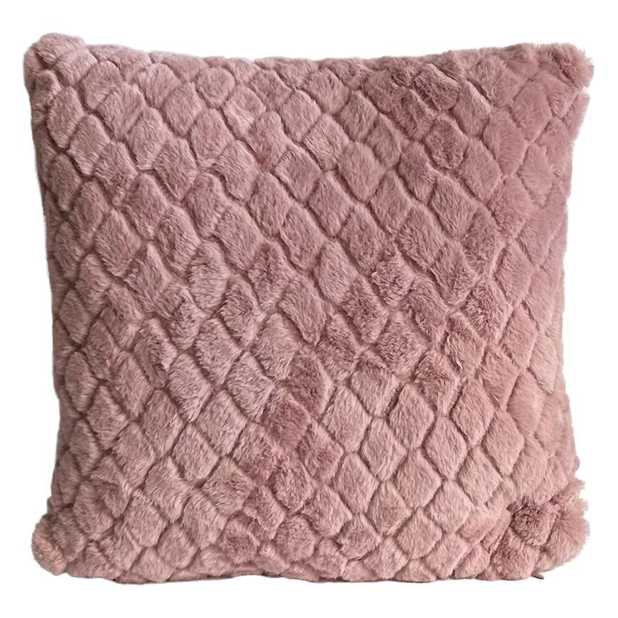 Dekorační povlak na polštář KX239-101s 40x40cm růžový