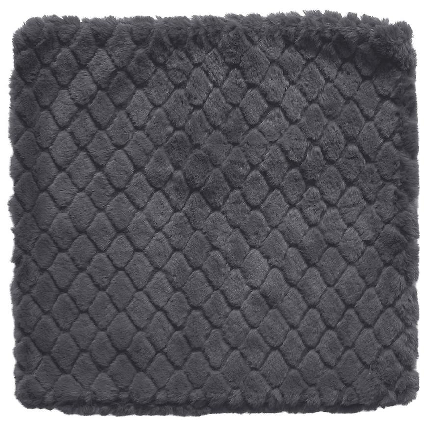 Dekorační povlak na polštář KX239-101s 40x40cm šedý