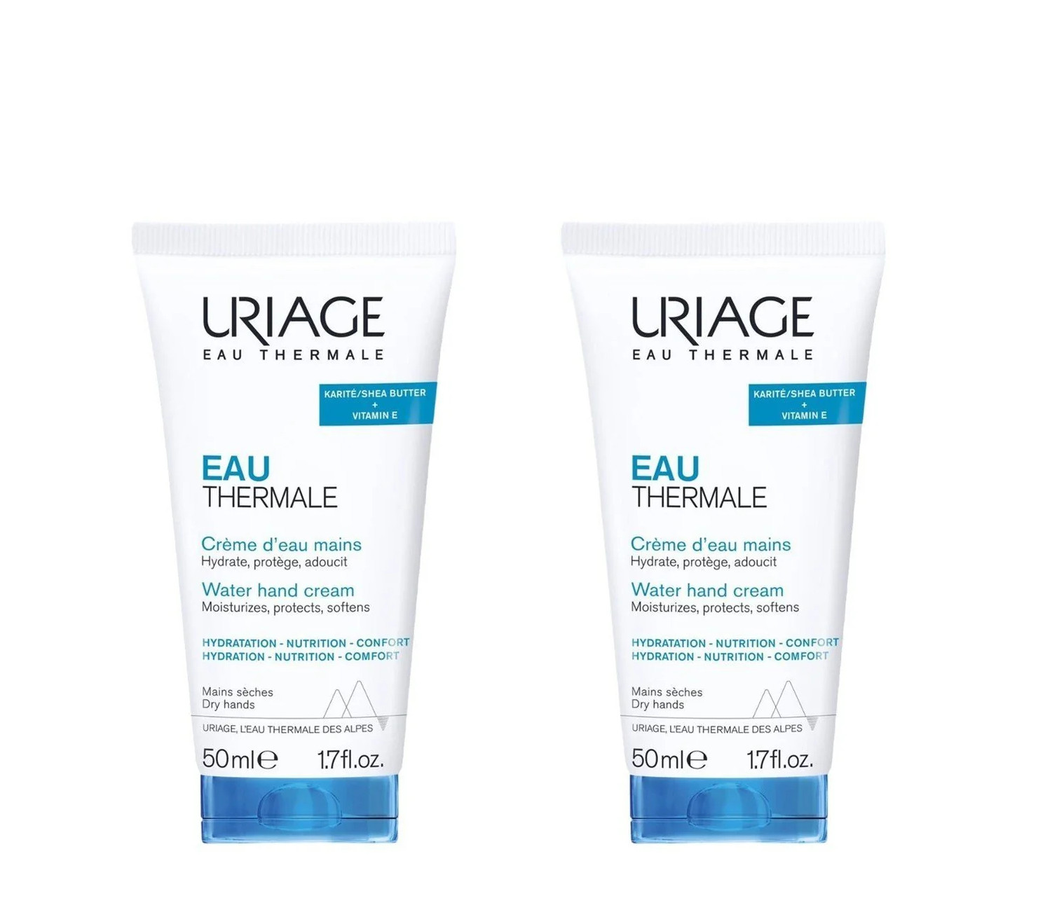 Uriage Sada krémů na suché a popraskané ruce Eau Thermale (Water Hand Cream Set) 2 x 50 ml