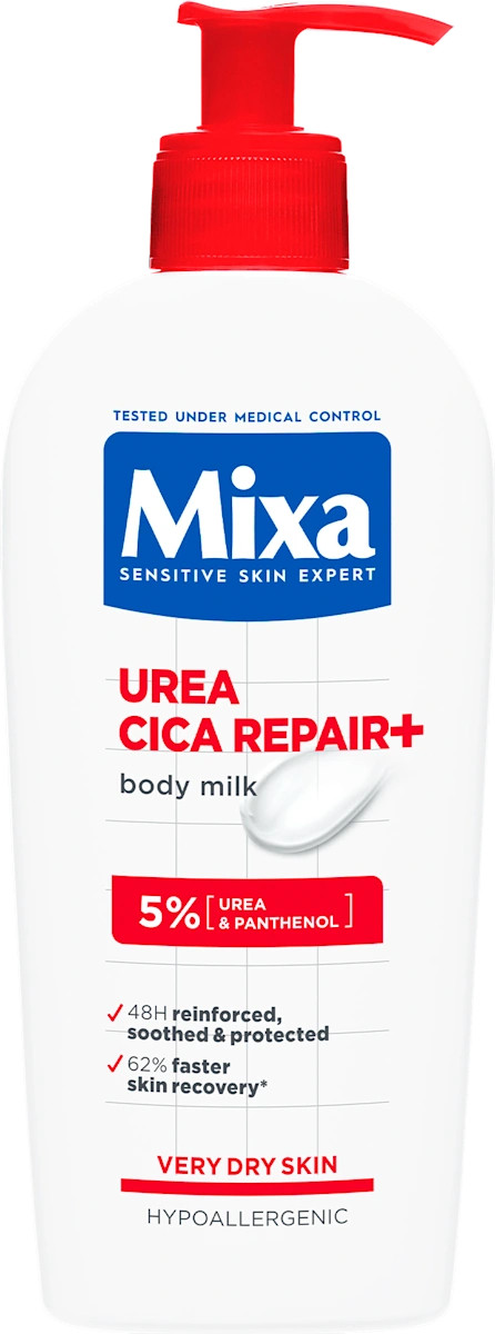 Mixa Tělové mléko pro velmi suchou pokožku Urea Cica Repair+ (Body Milk) 400 ml