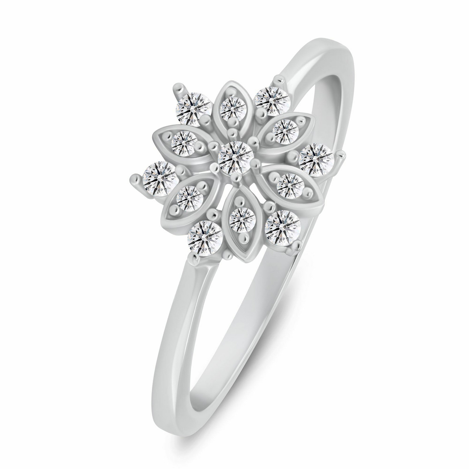 Brilio Silver Okouzlující stříbrný prsten se zirkony RI141W 58 mm