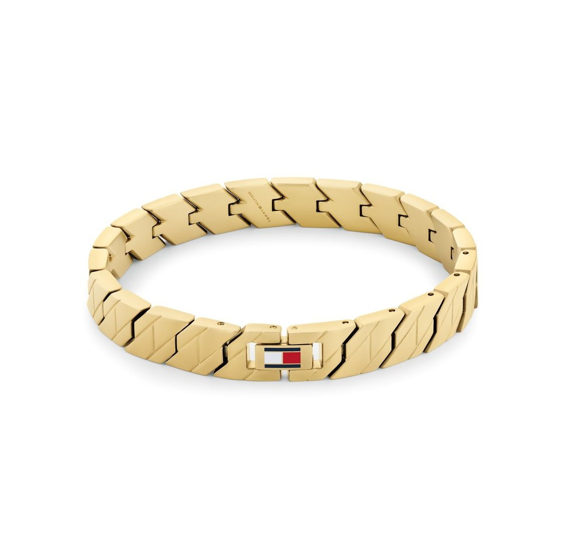 Tommy Hilfiger Designový pánský náramek z pozlacené oceli Lars 2790620