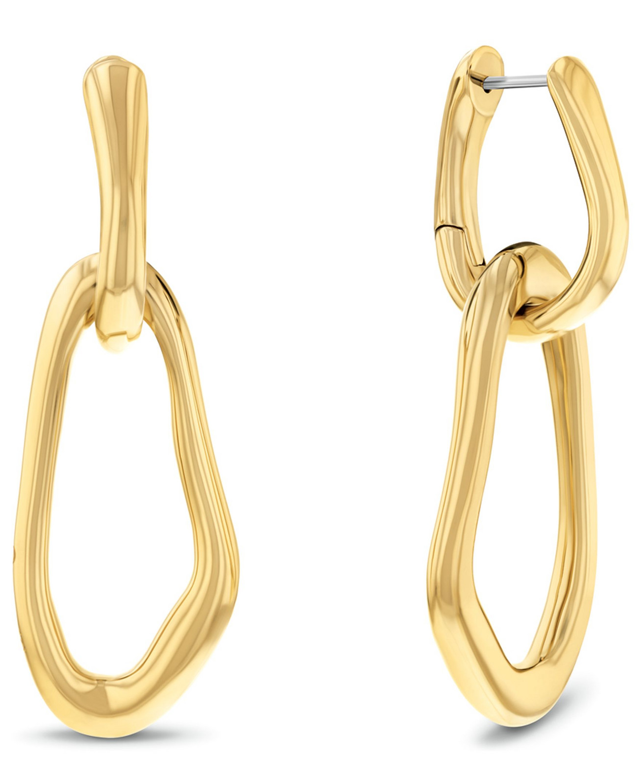 Calvin Klein Kruhové dámské náušnice z oceli 2v1 Statement Links 35000750