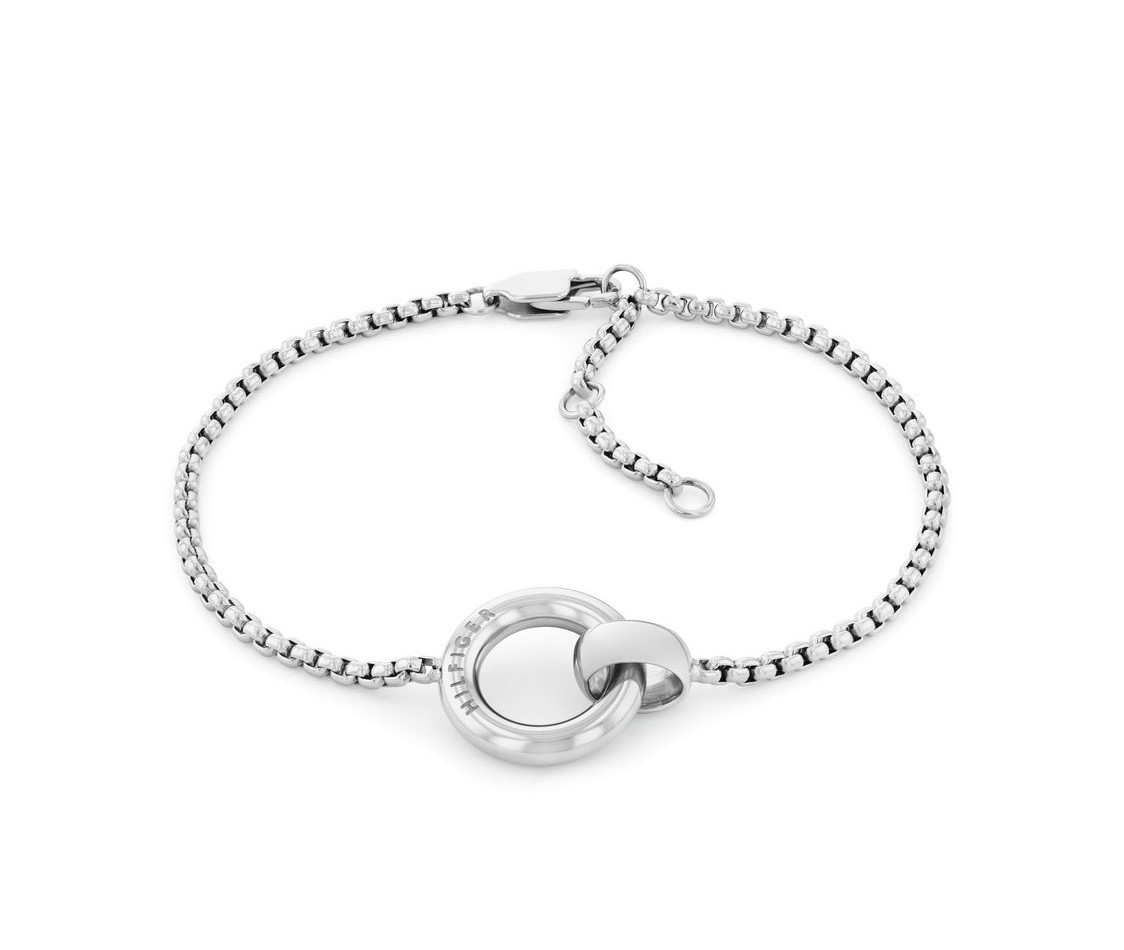 Tommy Hilfiger Nadčasový ocelový náramek pro ženy Circles 2780946