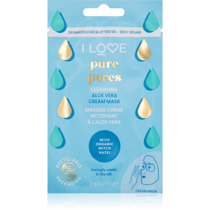 I love... Pure Pores hydratační krémová maska 10 ml