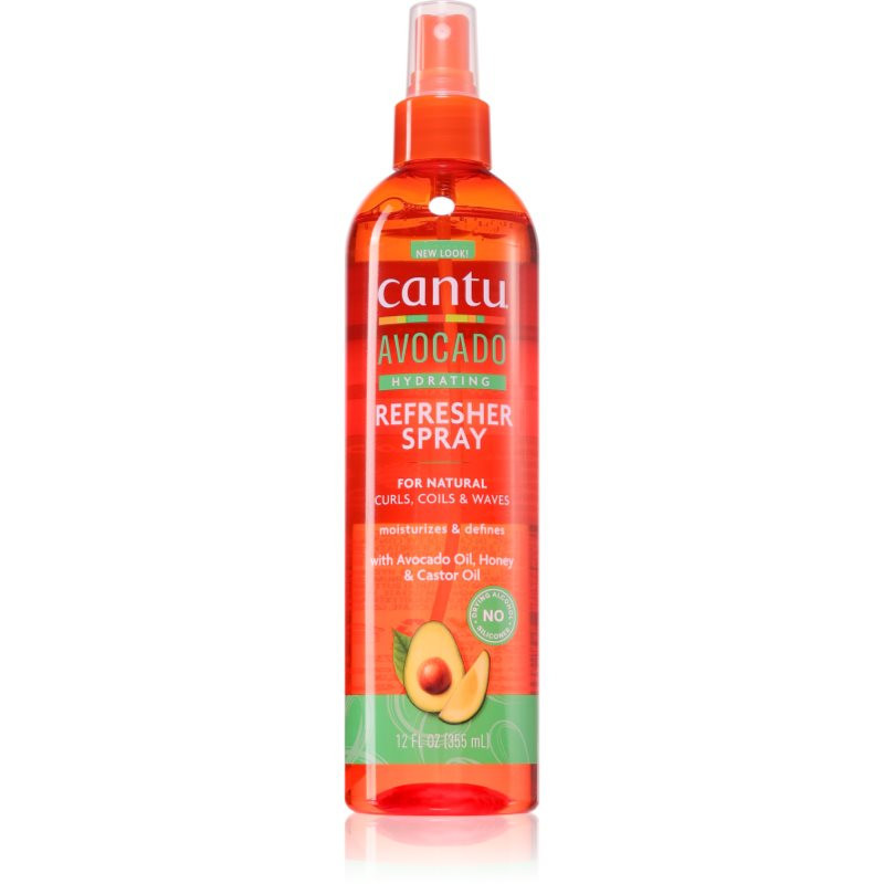 CANTU Avocado Refresher Spray hydratační sprej na vlasy pro vlnité a kudrnaté vlasy 355 ml