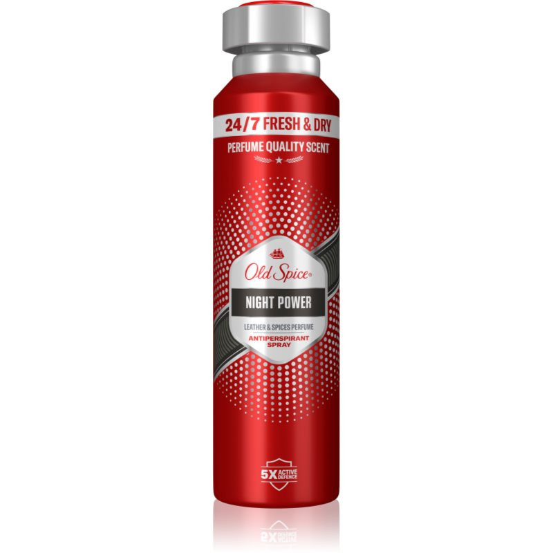 Old Spice Night Power antiperspirant ve spreji pro muže 150 ml