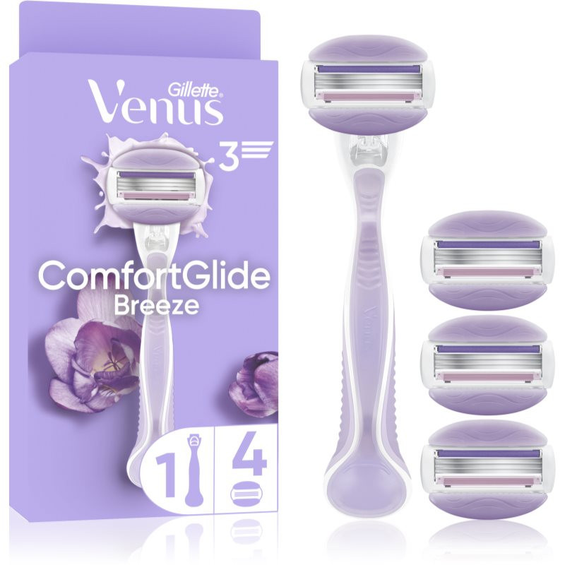 Gillette Venus ComfortGlide Breeze holicí strojek + náhradní břity 4 ks