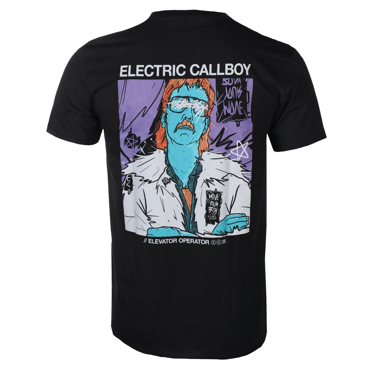 Tričko metal pánské Electric Callboy - Elevator Operator Scratch - NNM - 51397500 S