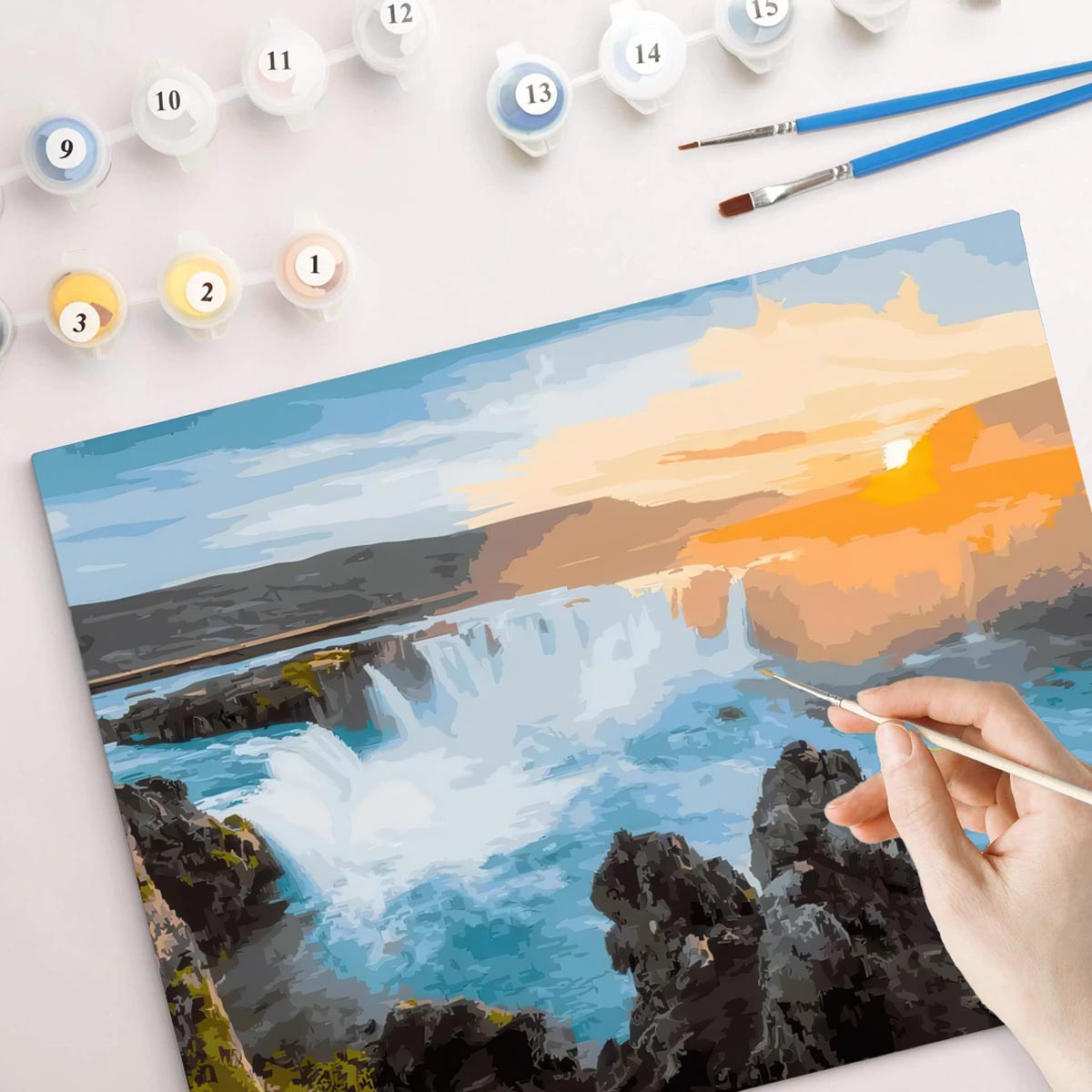 Weltbild Malování podle čísel Vodopád