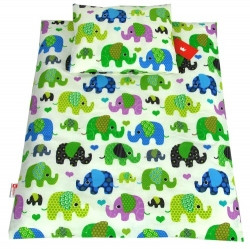 Sada do kočárku Sloníci modří