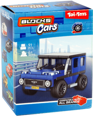 Stavebnice Blocks Cars - mix druhů