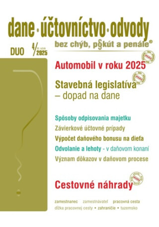DUO 4/2025  – Automobil v podnikaní