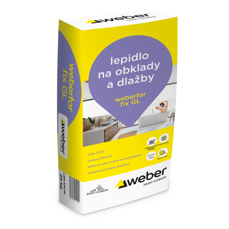 Lepidlo na obklady C2TE weberfor fix GL