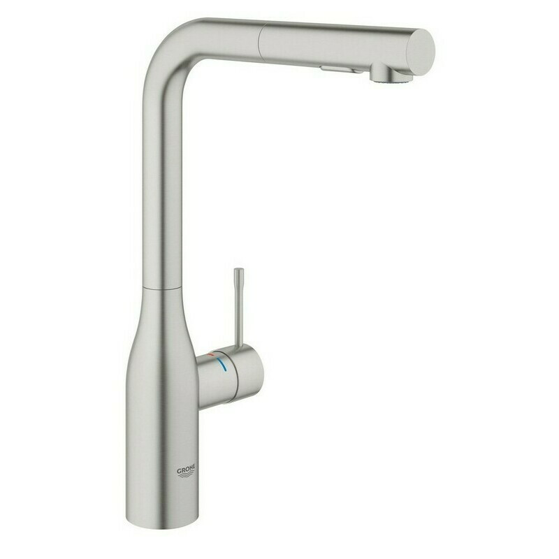 Baterie dřezová stojánková Grohe Essence SuperSteel 30270DC0
