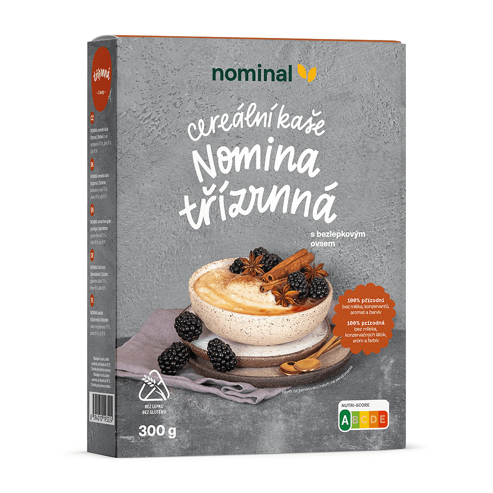 NOMINAL Cereální kaše Nomina třízrnná 300 g