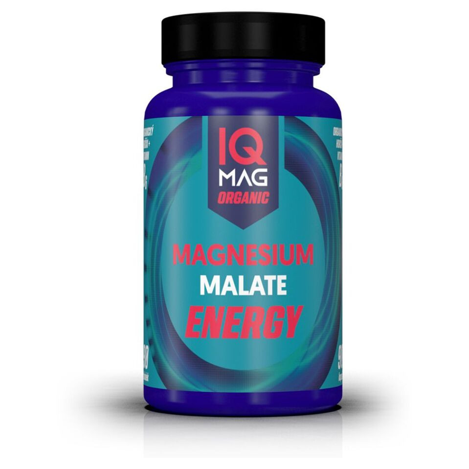 IQ MAG Energy organický hořčík malát + B6 90 tobolek