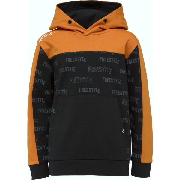 Lewro MAD Chlapecká mikina, hnědá, velikost