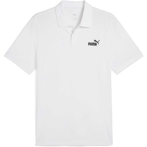 Puma ESSENTIALS NO 1.LOGO PIQUE POLO Pánské polo triko, bílá, velikost