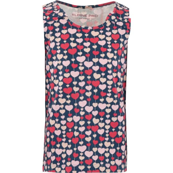 ALPINE PRO WESO Dívčí tílko, modrá, velikost