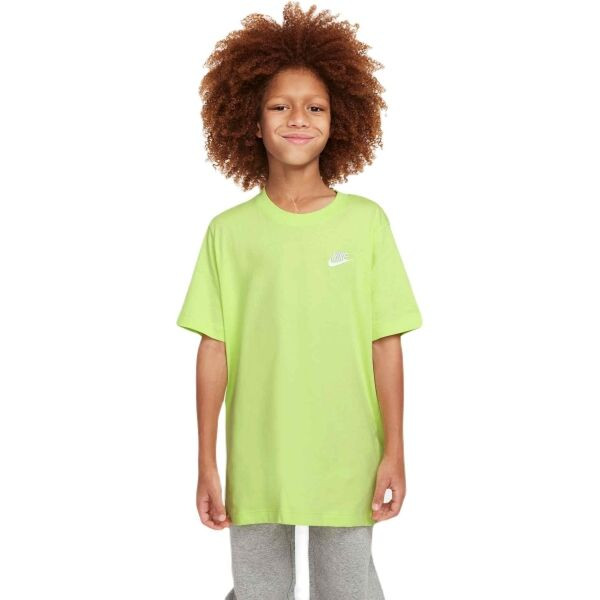 Nike SPORTSWEAR Dětské triko, světle zelená, velikost