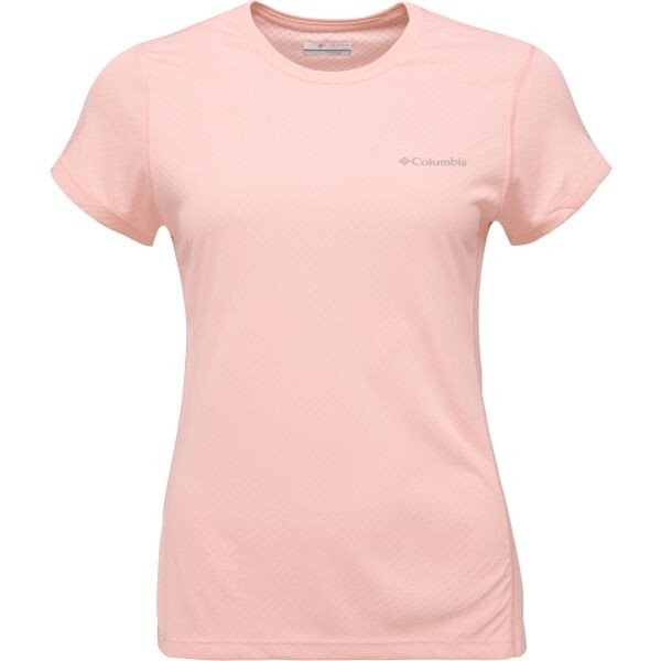 Columbia ZERO RULES LIGHT SS CREW Dámské tričko, růžová, velikost