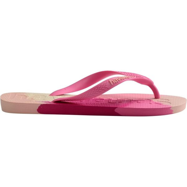 HAVAIANAS TOP LOGO MANIA COLORS II Unisex žabky, růžová, velikost 39/40