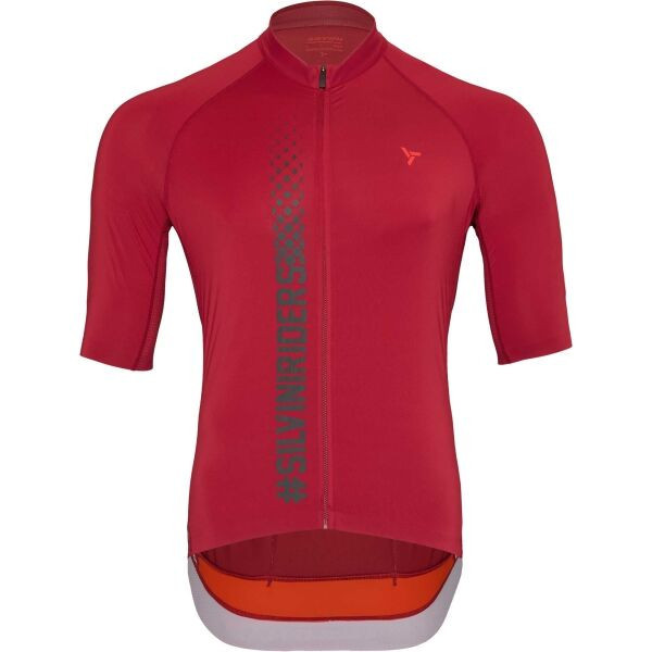 SILVINI MEN JERSEY MAZZANO Pánský cyklistický dres, vínová, velikost