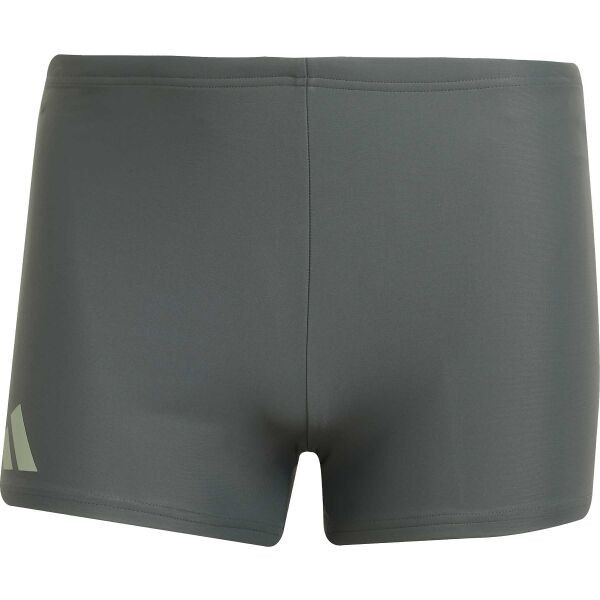adidas SOLID BOXER Pánské plavky, tmavě šedá, velikost