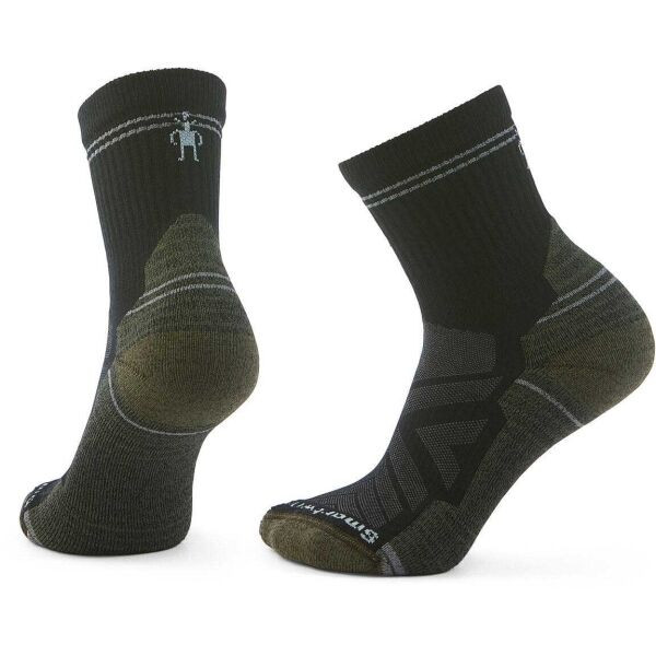 Smartwool W HIKE LIGHT CUSHION MID CREW Dámské outdoorové ponožky, černá, velikost