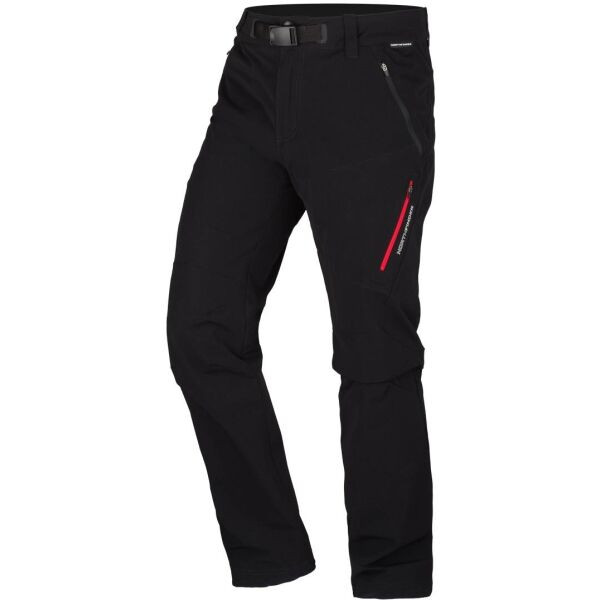 Northfinder MESSIAH Pánské turistické kalhoty, černá, velikost