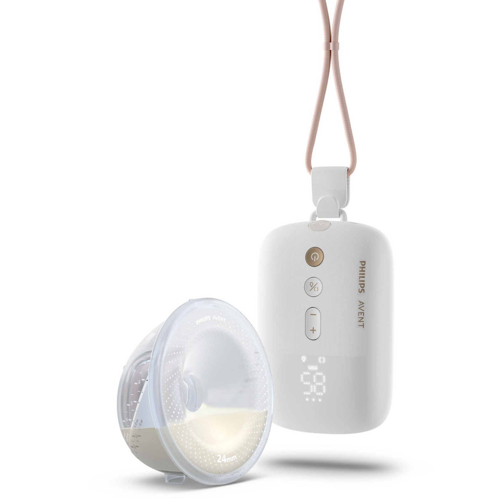 Avent Philips Hands-free - Jednoduchá Elektrická Odsávačka Mateřského Mléka - SCF531/11