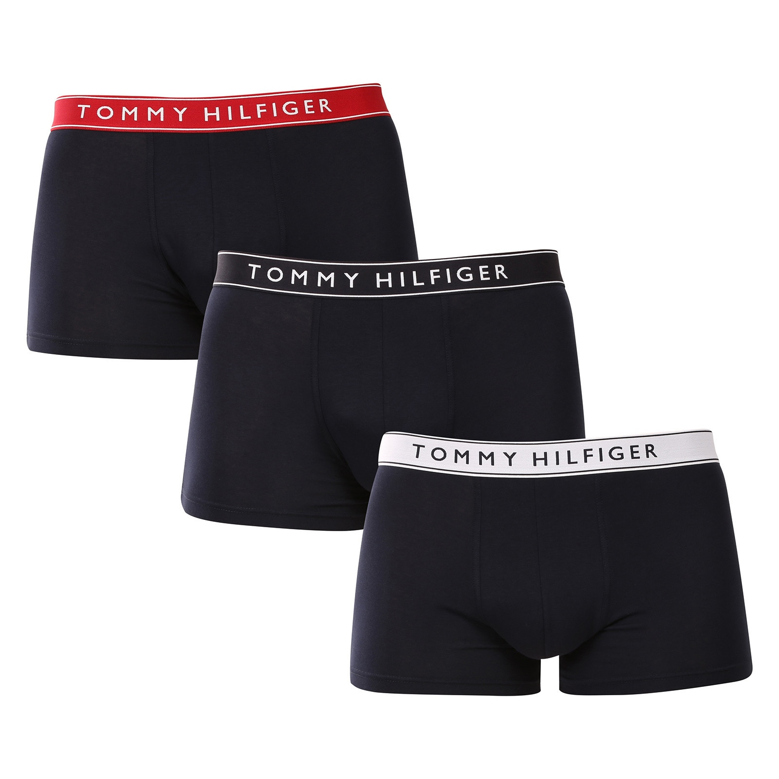 3PACK pánské boxerky Tommy Hilfiger černé (UM0UM03457 0WF) XXL, trenky / trenýrky