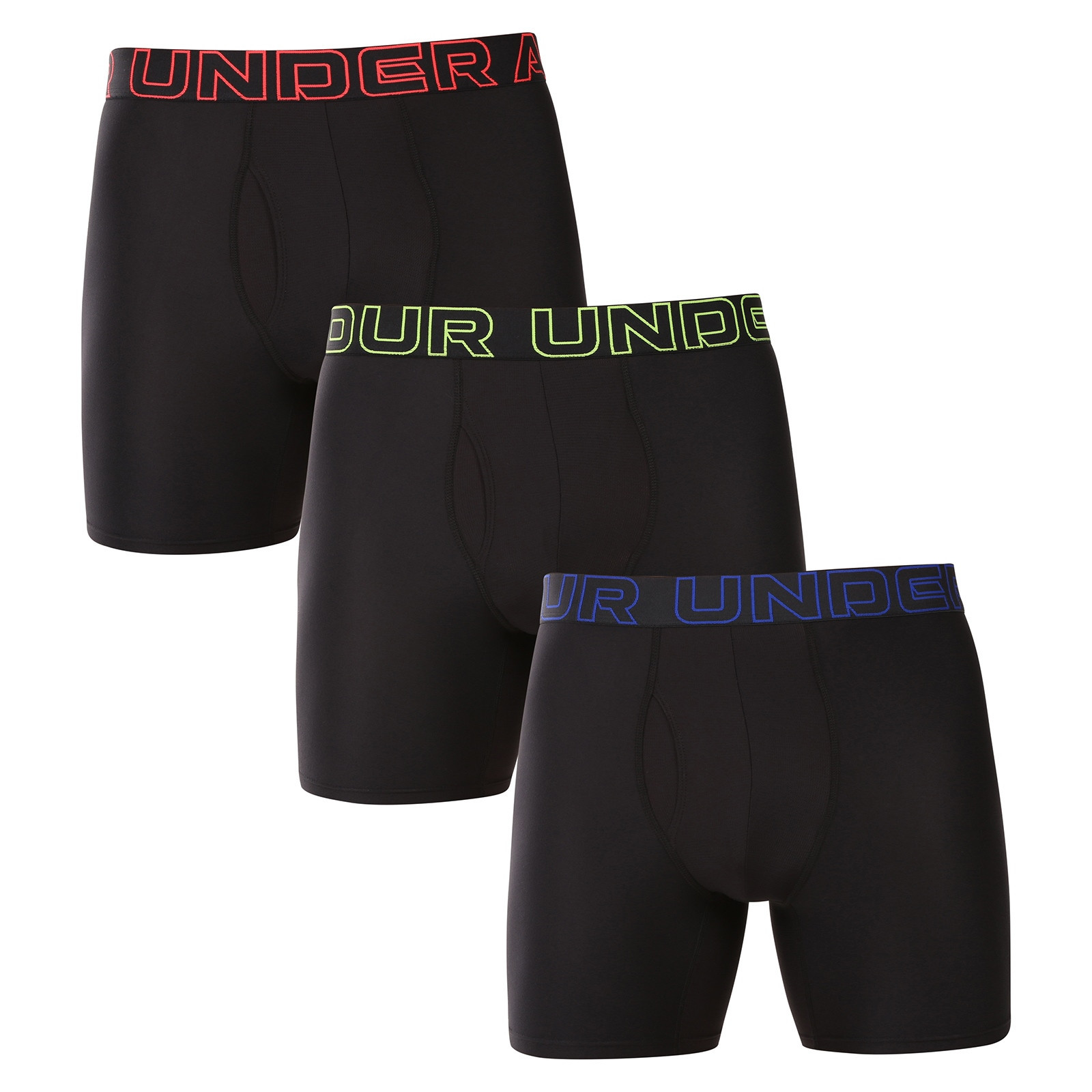 3PACK pánské boxerky Under Armour černé (1383878 005) XL, trenky / trenýrky